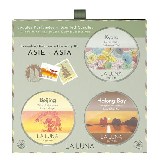 la luna ensembe decouverte de-bougies parfumees - asie