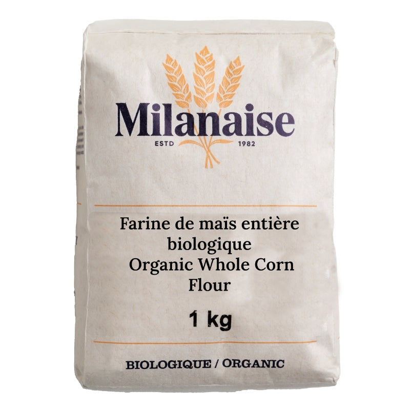 la milanaise Farine de maïs entière biologique