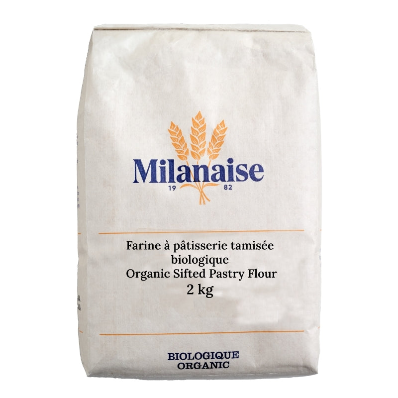 la milanaise Farine à pâtisserie tamisée biologique