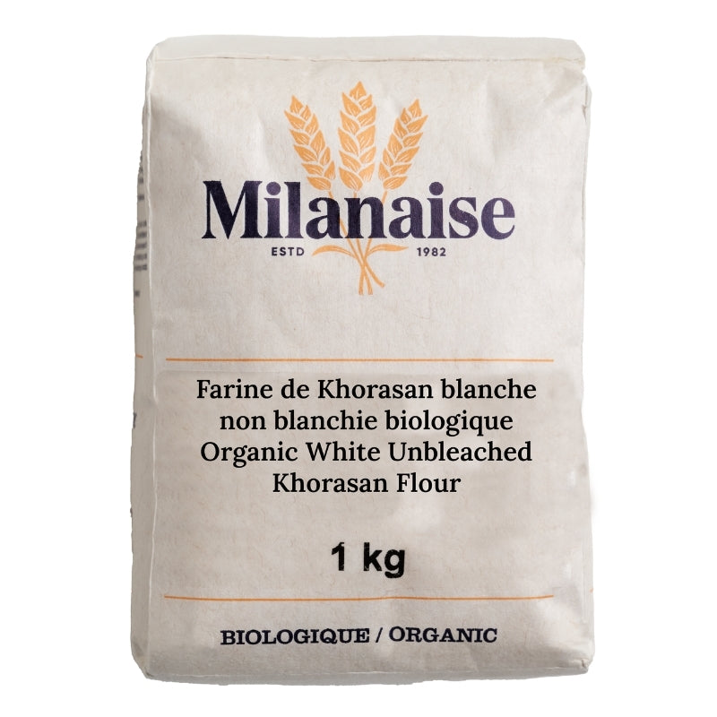 la milanaise Farine de Khorasan blanche non blanchie biologique