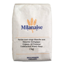 la milanaise Farine tout usage blanche non blanchie biologique