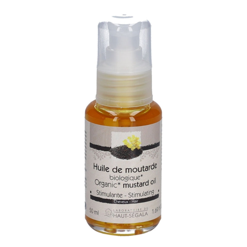 Laboratoire du Haut-Ségala - Huile de moutarde pour cheveux bio - 50 ml