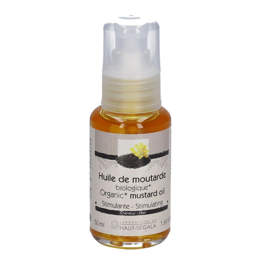 Laboratoire du Haut-Ségala - Huile de moutarde pour cheveux bio - 50 ml