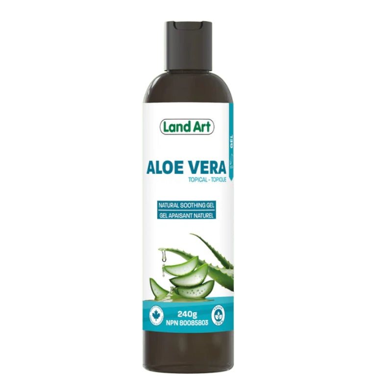 Land Art aloe vera gel topique biologique tous types de peaux 240 g