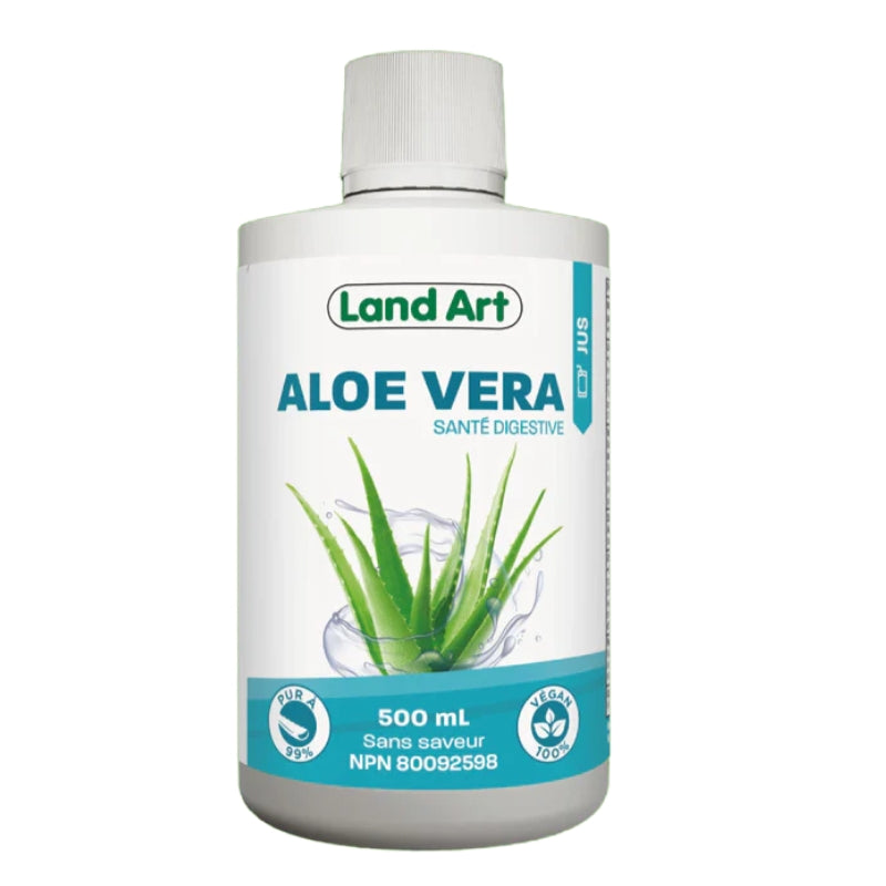 Land Art aloe vera jus source d'antioxydants biologique saveur nature 1.5 l