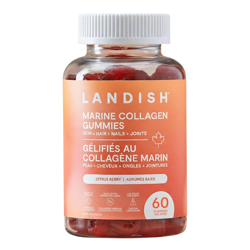Landish - Collagène marin gélifiés - Agrumes baies - 60 gum