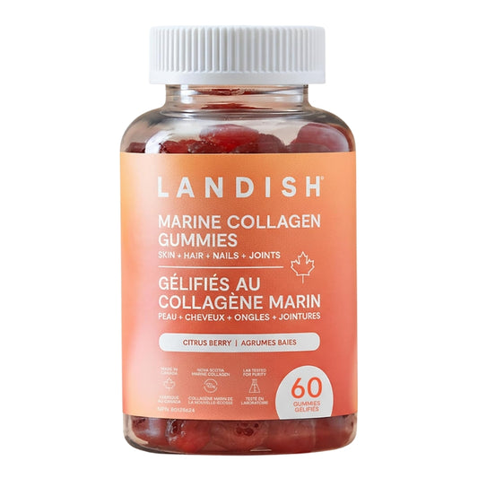 Landish - Collagène marin gélifiés - Agrumes baies - 60 gum