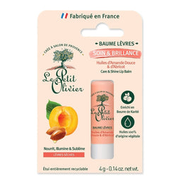 Le Petit Olivier - Baume à lèvres - Amande douce & Abricot - 4 g