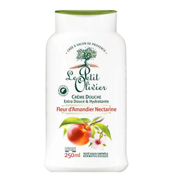 le petit olivier Crème douche - Fleur d'Amandier Nectarine