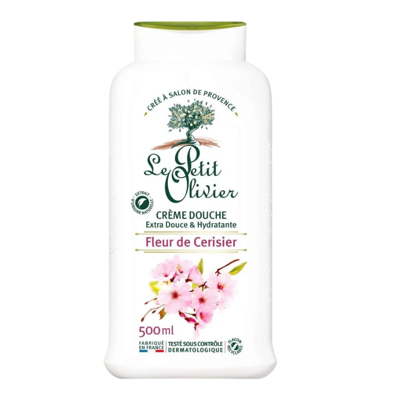 le petit olivier Crème douche - Fleur de cerisier 
