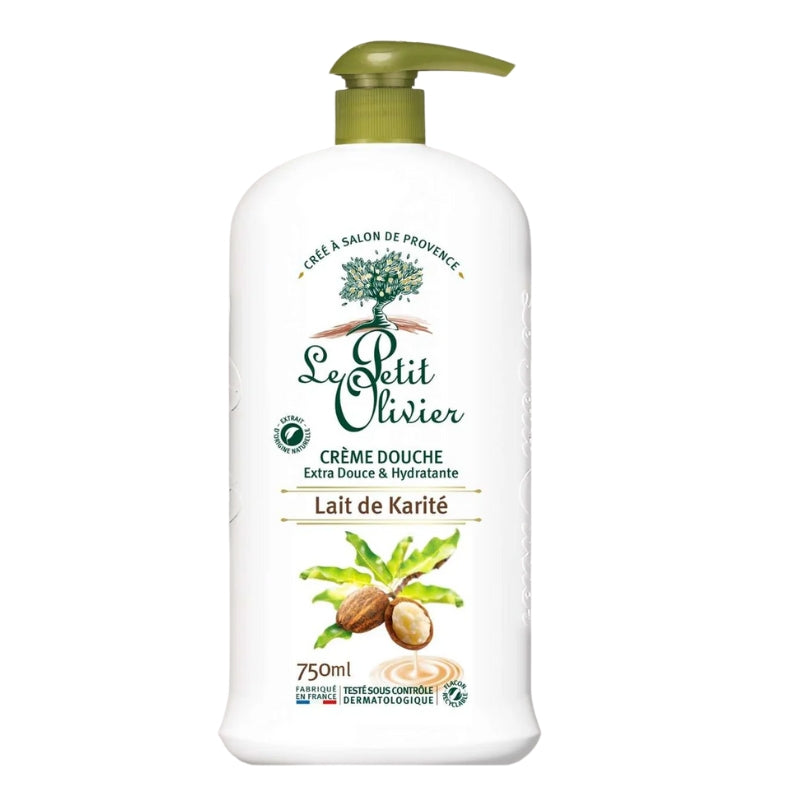 le petit olivier Crème douche - Lait de karité 