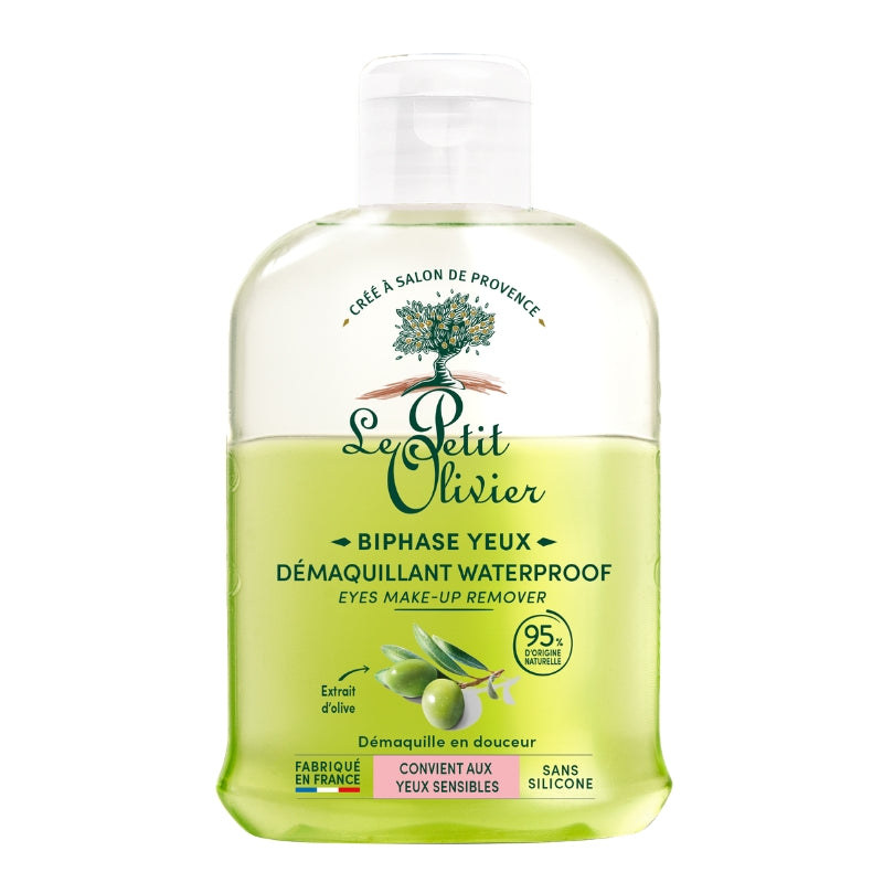 Le Petit Olivier - 
Démaquillant waterproof - Biphase yeux 
- 125 ml