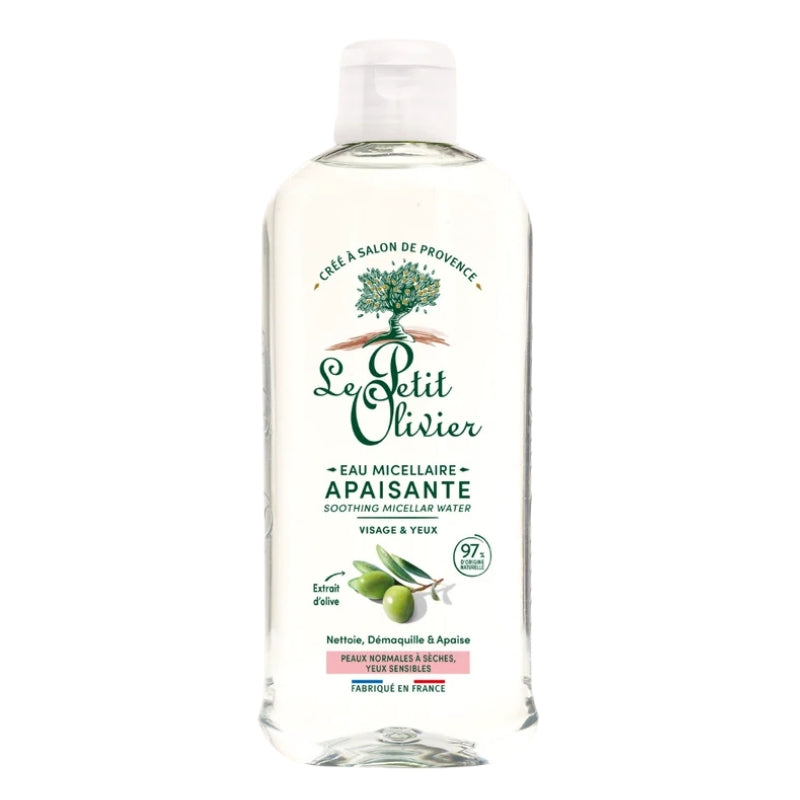 Le Petit Olivier - Eau micellaire apaisante - Visage et yeux - 400 ml
