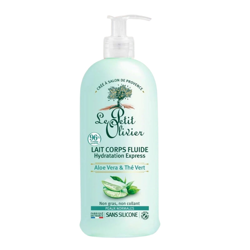 le petit olivier Lait de corps - Aloe vera & Thé vert