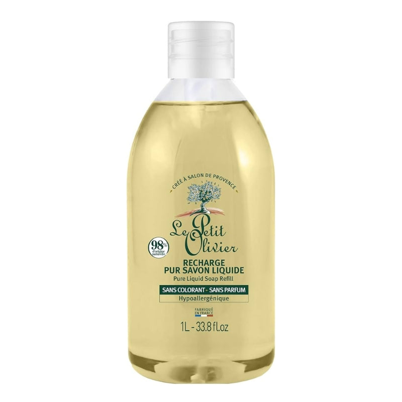 Le Petit Olivier - Savon liquide pure - Sans parfum - 1 L