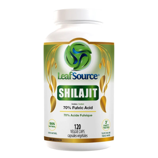 leaf source Shilajit 70% acide fulviques