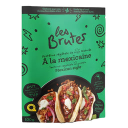 Les Brutes - Protéine végétale de soya texturée - Mexicaine - 100 g