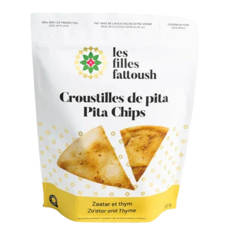 Les filles fattoush - Croustilles de pita - Za'atar et thym - 150 g