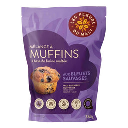 Le fleurs du malt - Mélange à muffins - Bleuets sauvages - 380 g