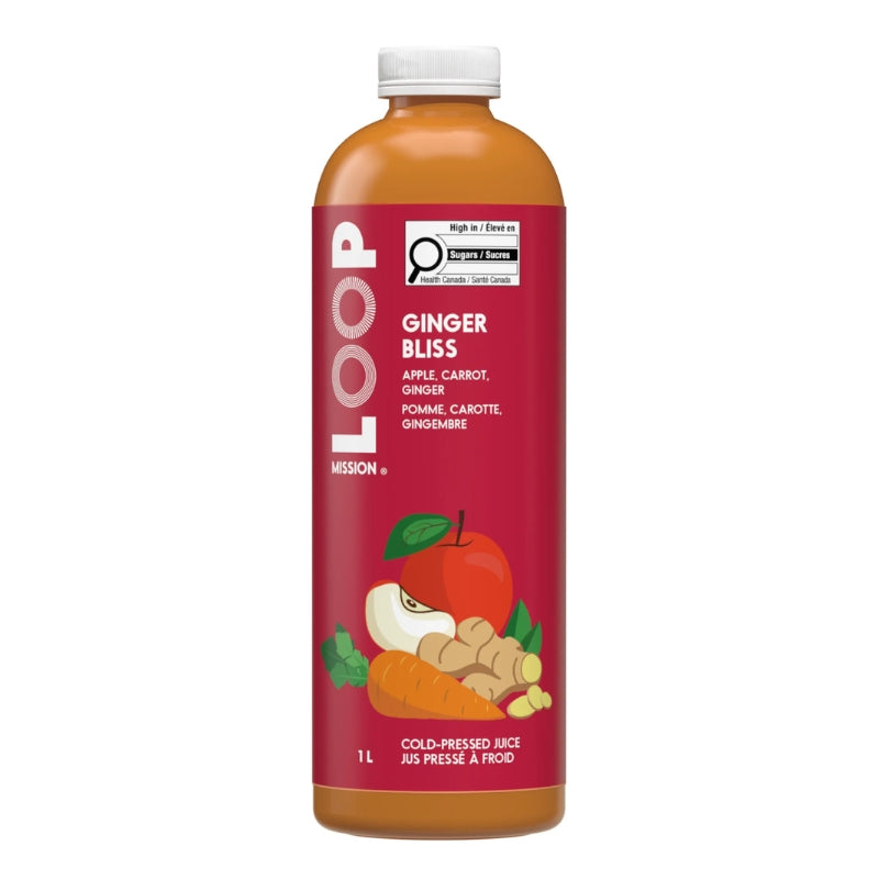 LOOP - Jus pressé à froid - Jus Ginger Bliss - 1 L