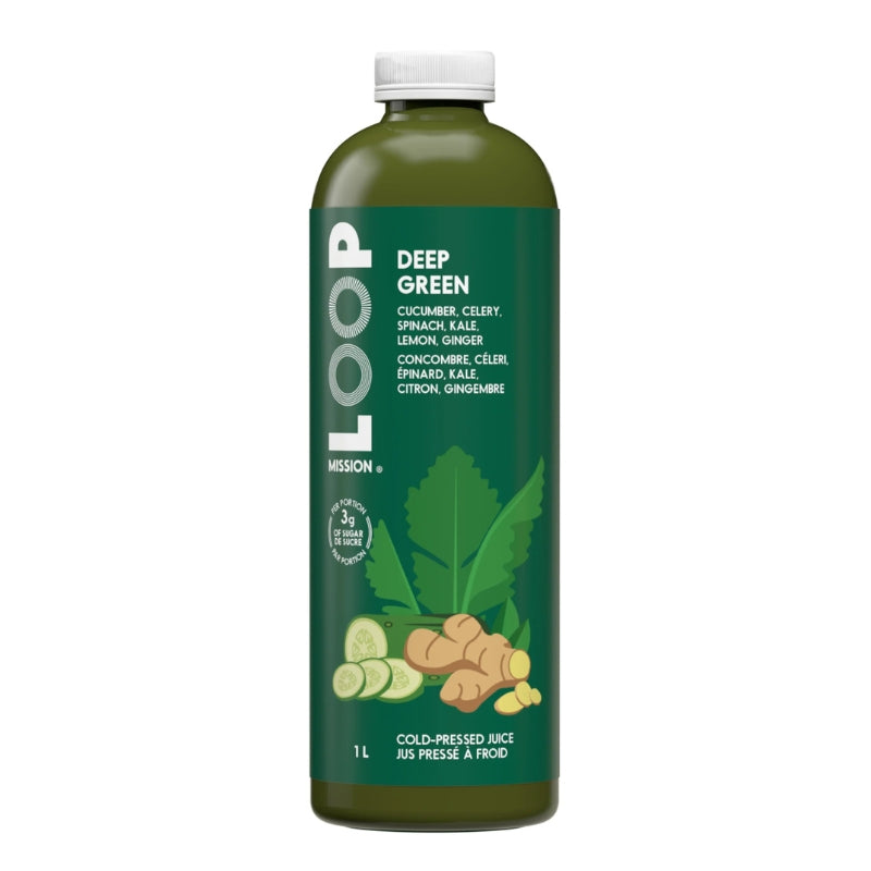 LOOP - Jus pressé à froid - Deep Green - 1 L