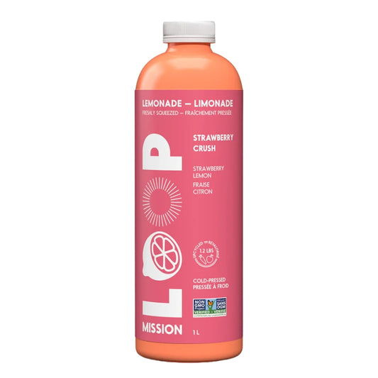LOOP - Jus pressé à froid - Limonade - Strawberry crush - 1 L