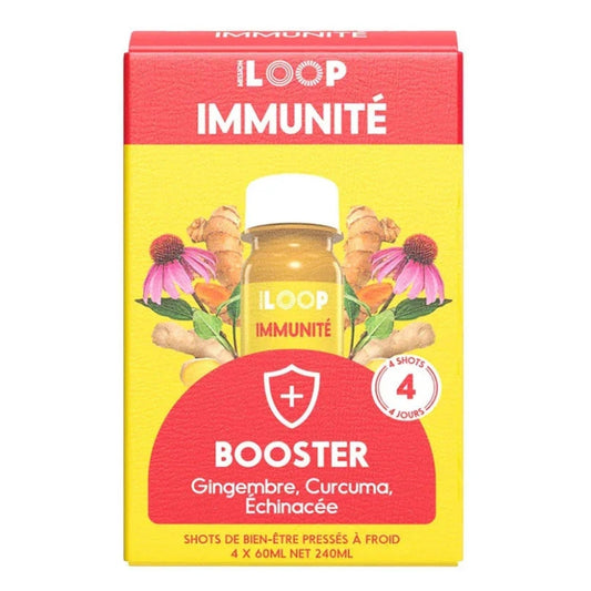LOOP - Shots de bien-être Immunité - Booster - 4 X 60 ml