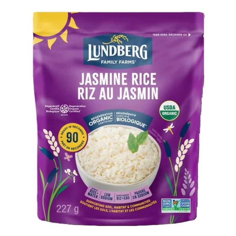 Lundberg - Riz en sac bio - Blanc au jasmin - 227 g
