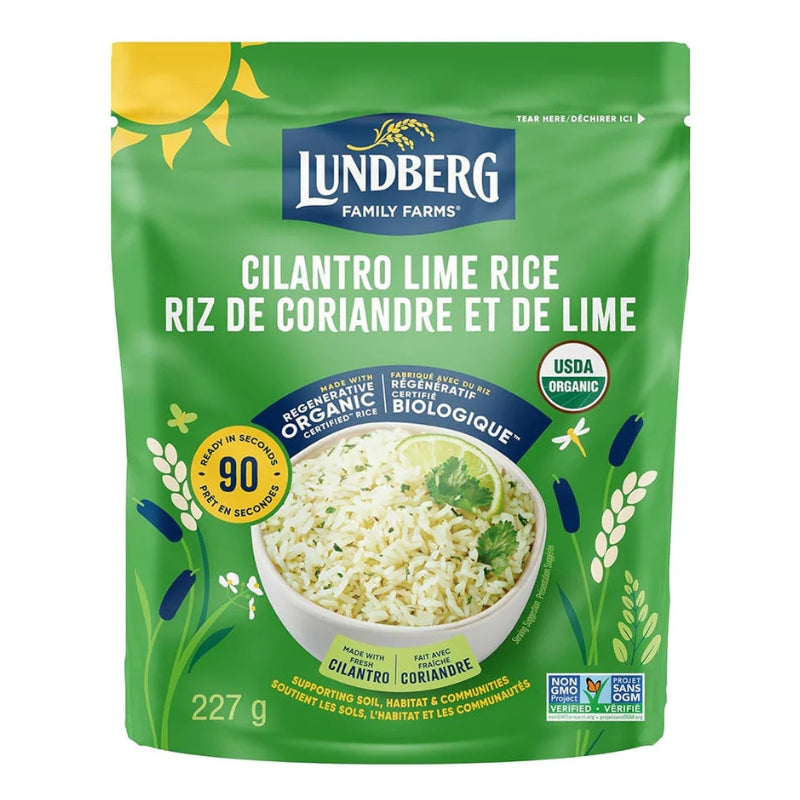 Lundberg - Riz en sac bio - Coriandre et lime - 227 g