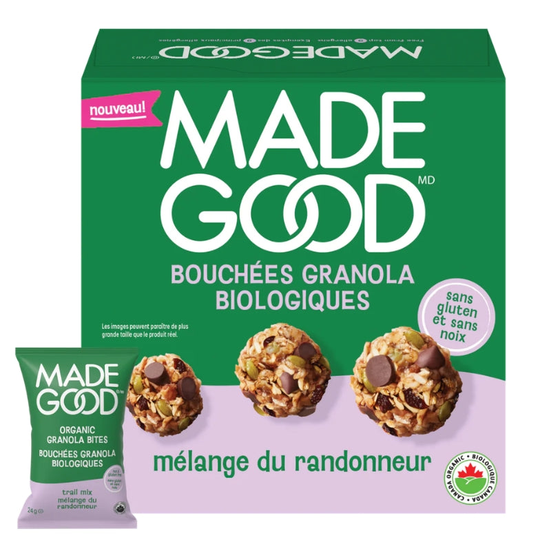 Made Good - Bouchées granola - Mélange du randonneur - 5 sachets