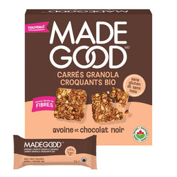 Made Good - Carrés de granola - Avoine et chocolat noir - 150 g