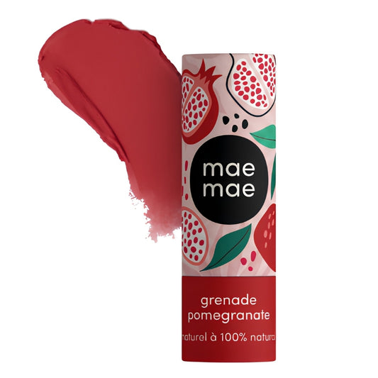 Mae mae - Baume à lèvres teinté - Grenade - 9 g