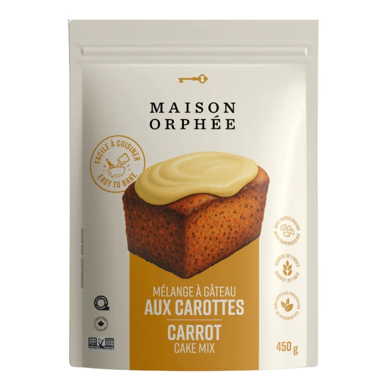 Maison Orphée - Mélange à gâteau - Carottes  - 450 g