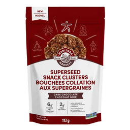 Manitoba Harvest - Bouchées collation supergraines - Chocolat noir - 113 g