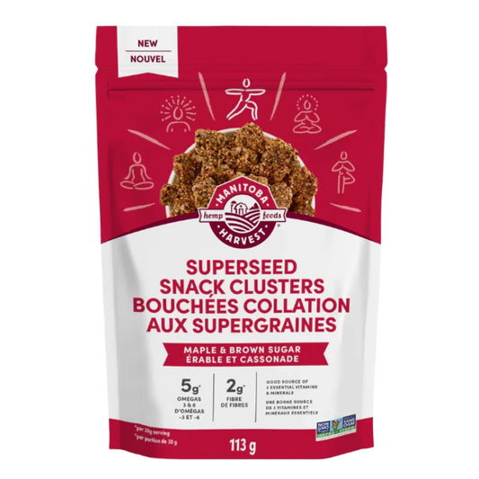 Manitoba Harvest - Bouchées collation supergraines - Érable et cassonade - 113 g
