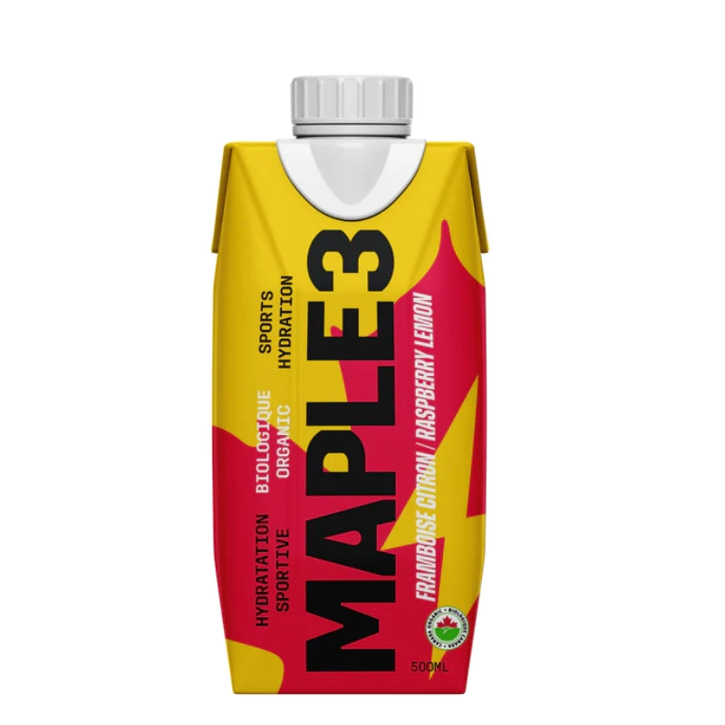 maple 3 Eau d'érable hydratation sportive - Framboise citron