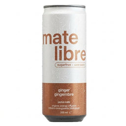 Mate Libre - Infusion énergisante yerba mate - Gingembre - 355 ml