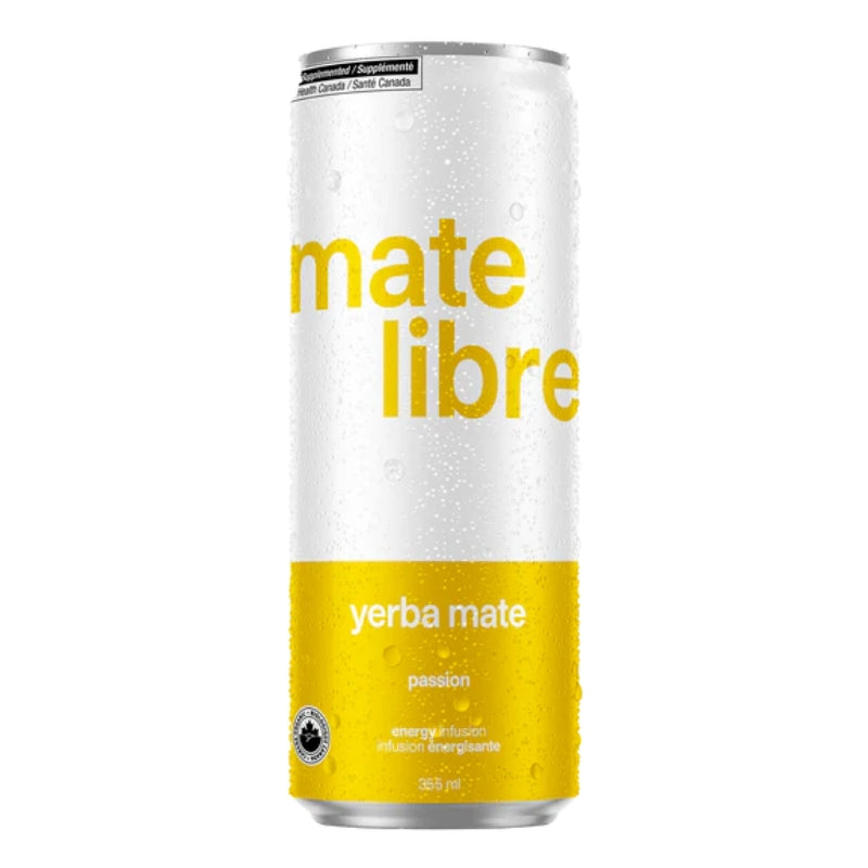 Mate Libre - Infusion énergisante yerba mate - Passion - 355 ml