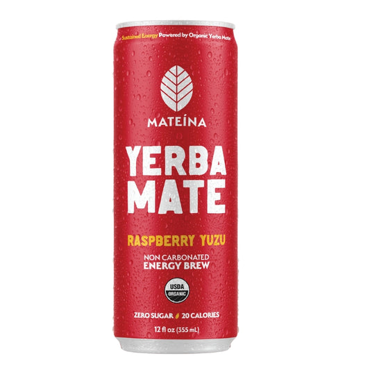 mateina Yerba Mate infusion énergisante - Framboise Yuzu