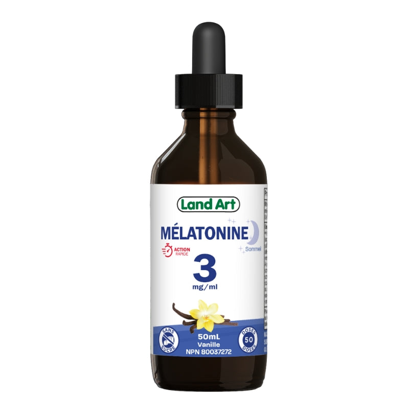 Land art Mélatonine Liquide 3 mg - Vanille