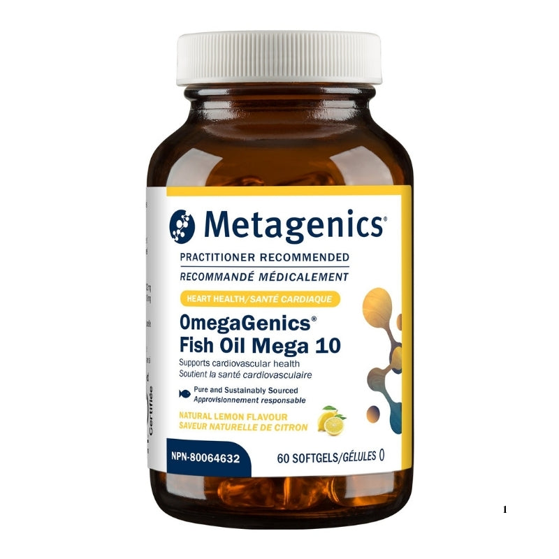 Metagenics OmegaGenics Fish Oil Mega 10 - 60 gel