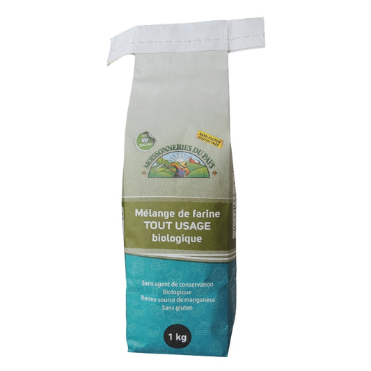 Moissonneries du pays - Mélange de farine tout usage bio - 1 kg