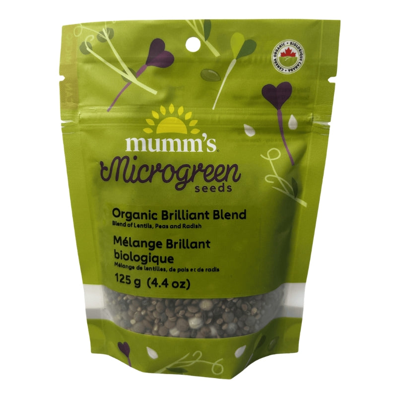 Mumm's - Graines à germer - Mélange brillant bio - 125 g