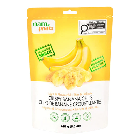 Namfruits - Chips de bananes croustillantes - 240 g