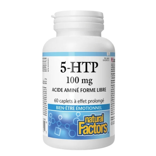 Natural Factors 5-HTP - 100 mg 60 caplets