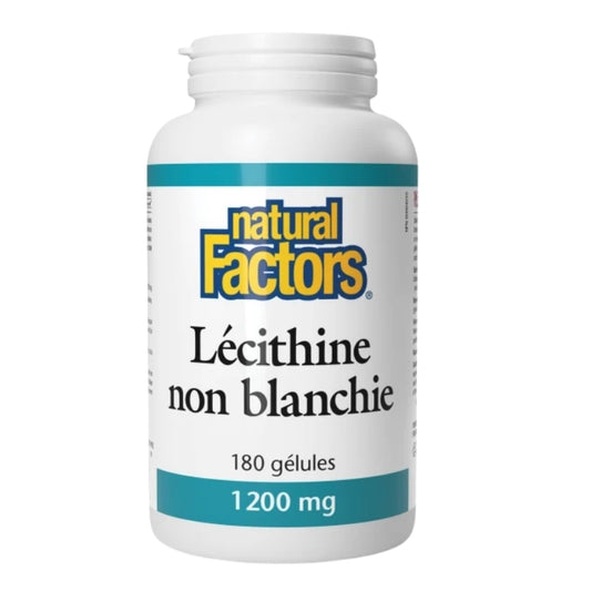 Natural Factors Lécithine Non Blanchie - 1200 mg