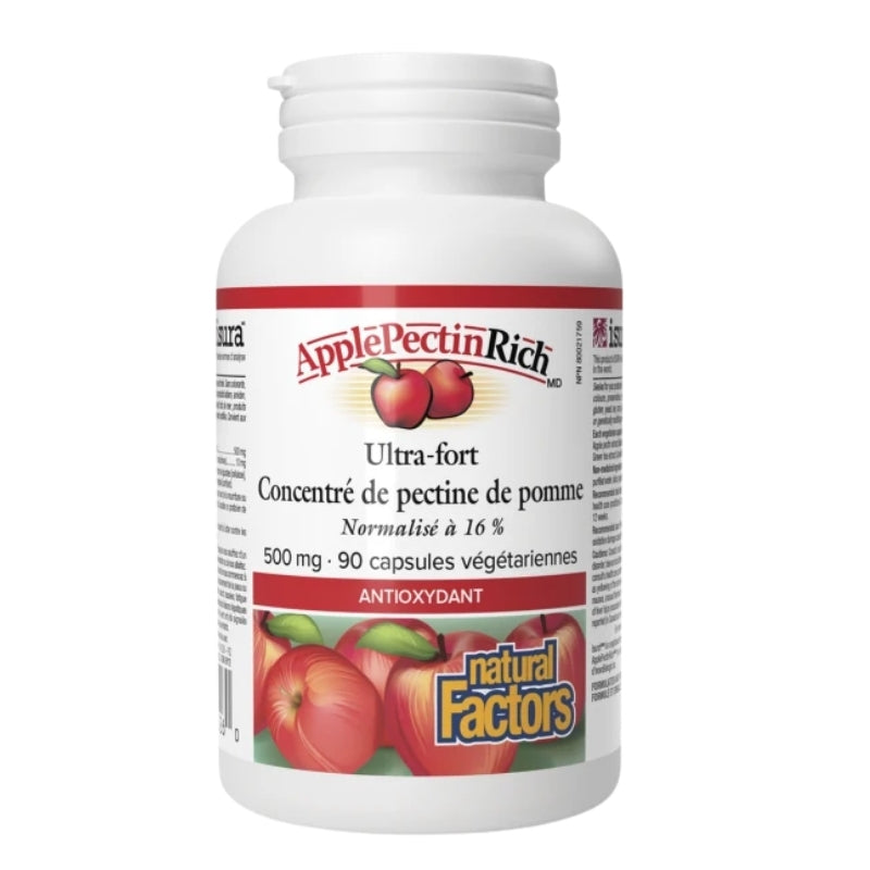Natural factors ApplePectinRich Ultra-fort Concentré de pectine de pomme - 500 mg