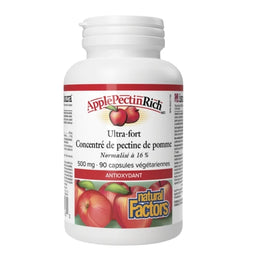 Natural factors ApplePectinRich Ultra-fort Concentré de pectine de pomme - 500 mg