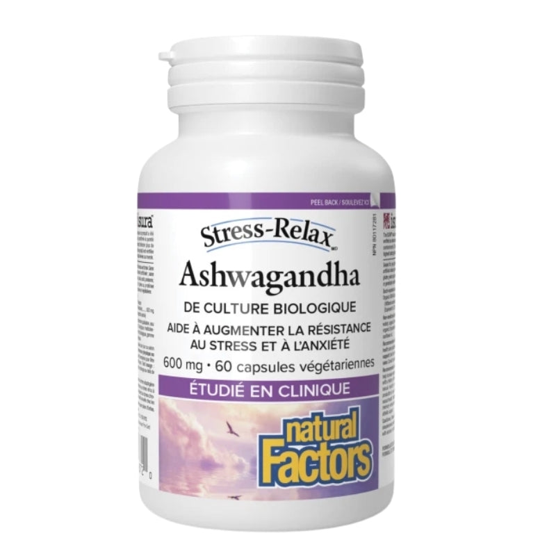 Natural Factors Ashwagandha 600 mg - Stress-Relax 60