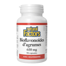 Natural Factors Bioflavonoïdes d’agrumes avec hespéridine - 650 mg